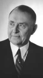 Historisches Schwarz-Wei&szlig;-Portr&auml;t von Hubert Imhoff